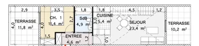 Appartement à Nanteuil-lès-Meaux (77100)