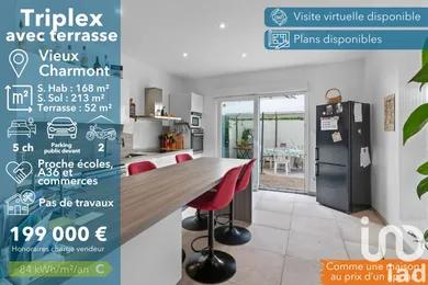 Triplex à Vieux-Charmont (25600)
