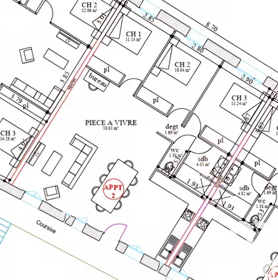 Appartement à Nîmes (30900)