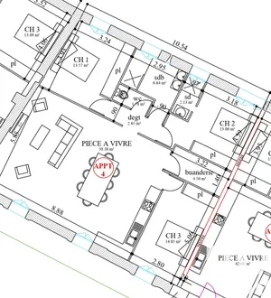 Appartement à Nîmes (30900)