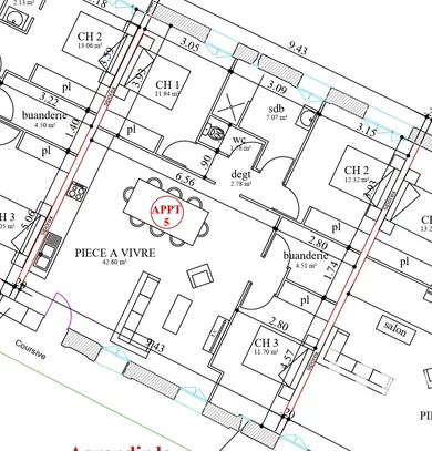 Apartment at Nîmes (30900)