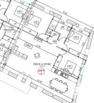 Appartement à Nîmes (30900)