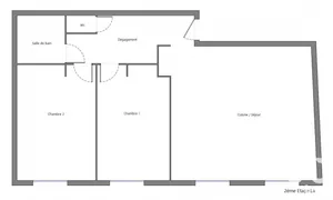 Apartment in Conflans-Sainte-Honorine (78700)