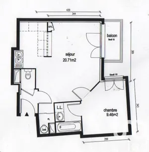 Appartement à Massy (91300)