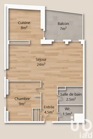Apartment at Gennevilliers (92230)