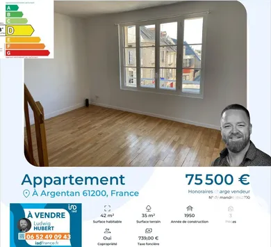 Appartement à Argentan (61200)