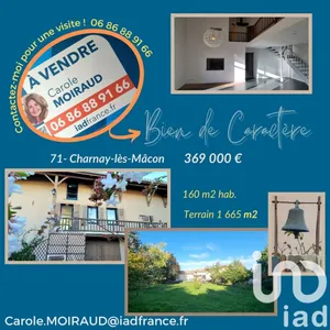 Maison de village à Charnay-lès-Mâcon (71850)