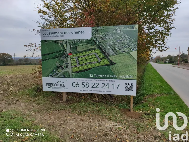 Terrain 463 m² · à Saint-Rémy-du-Plain · 49 500 €