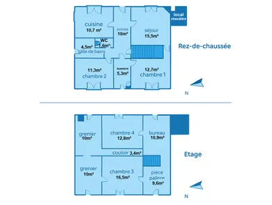 Maison traditionnelle à Château-Renard (45220)