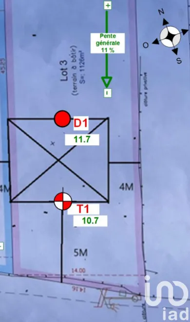 Building plot in Auneau (28700)