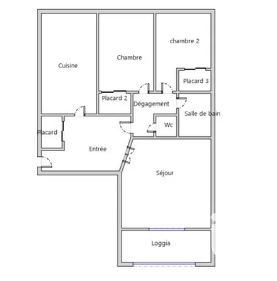 Appartement à Villeurbanne (69100)