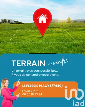 Terrain à bâtir à Le Plessis-Placy (77440)