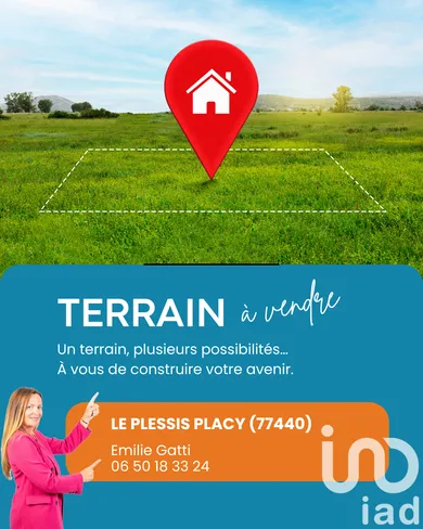 Terrain à bâtir à Le Plessis-Placy (77440)