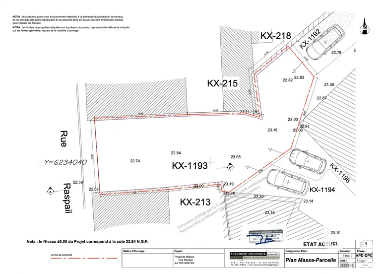 Terrain 115 m² · à Nantes · 115 m² · 126 000 €