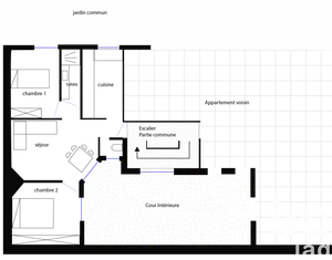 Apartment at Saint-Maur-des-Fossés (94100)