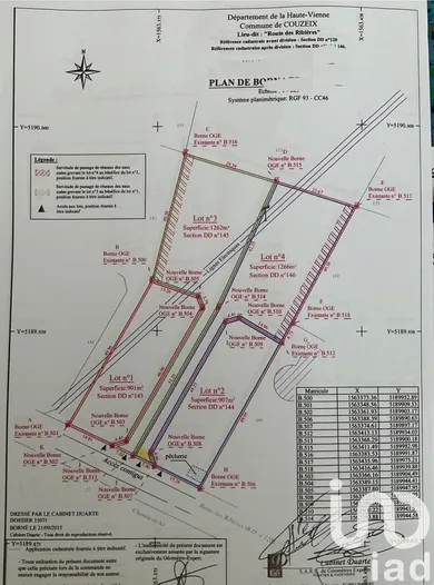 Terrain à Couzeix (87270)