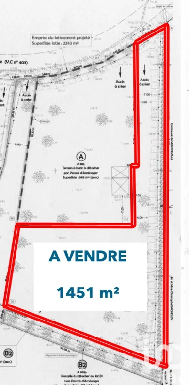 Terrain à Mentheville (76110)