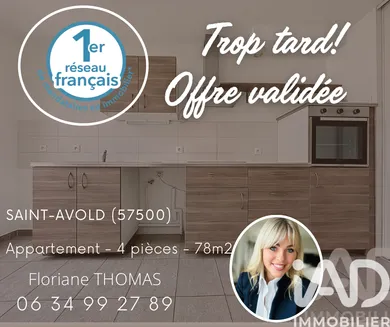 Apartment at Saint-Avold (57500)