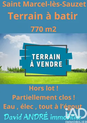 Building plot at Saint-Marcel-lès-Sauzet (26740)