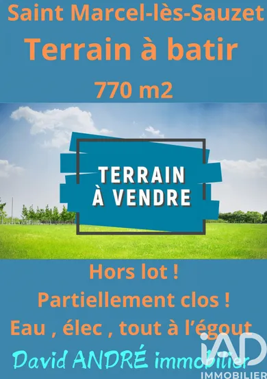 Building plot at Saint-Marcel-lès-Sauzet (26740)