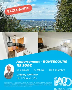 Appartement à Bonsecours (76240)
