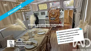 Péniche à Saint-Mammès (77670)