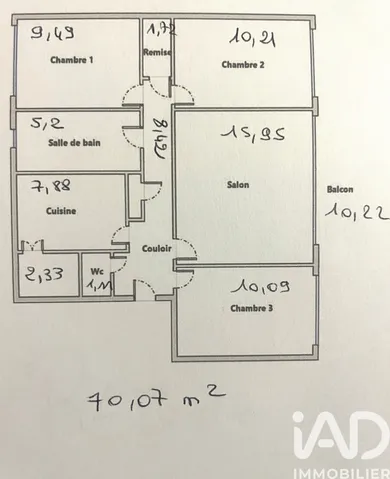 Appartement à Seyssinet-Pariset (38170)