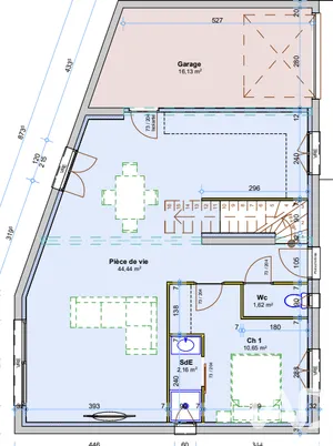 Terrain à Poulx (30320)