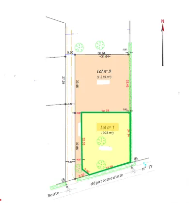 Building plot in Sigoulès (24240)