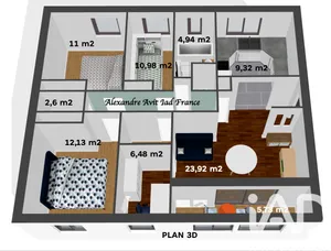 Apartment at Saint-Herblain (44800)