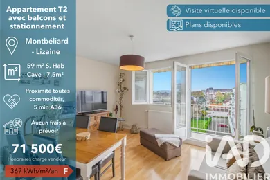 Appartement à Montbéliard (25200)