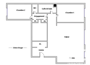 Apartment at Saint-Ouen-sur-Seine (93400)