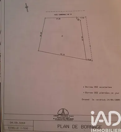 Building plot in Les Artigues-de-Lussac (33570)
