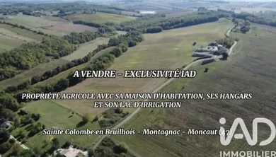 Farm land at Sainte-Colombe-en-Bruilhois (47310)