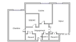 Appartement à Villeurbanne (69100)