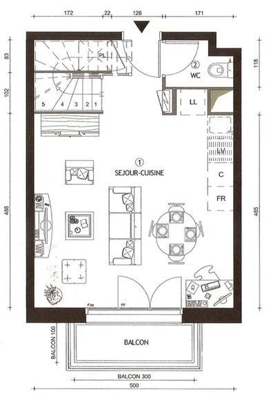 Duplex in Thiverval-Grignon (78850)