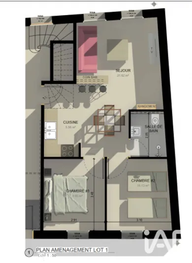 Apartment in Moulins-lès-Metz (57160)