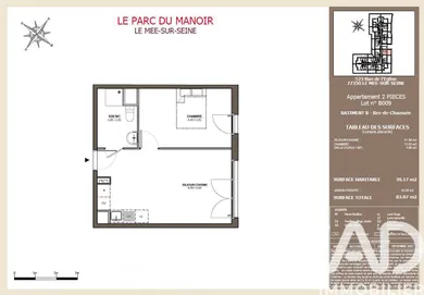 Appartement à Le Mée-sur-Seine (77350)