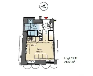 Apartment in Clermont-Ferrand (63000)