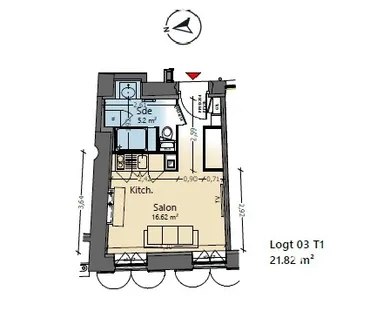 Appartement à Clermont-Ferrand (63000)