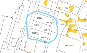 Terrain à bâtir à Champagné-le-Sec (86510)