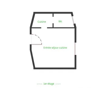 Studio at Paris (75019)