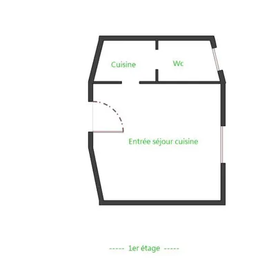 Studio à Paris (75019)