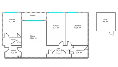 Apartment in Limoges (87000)