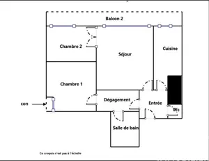 Apartment at Boussy-Saint-Antoine (91800)