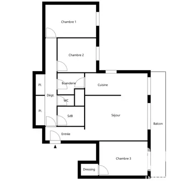 Apartment in Tremblay-en-France (93290)