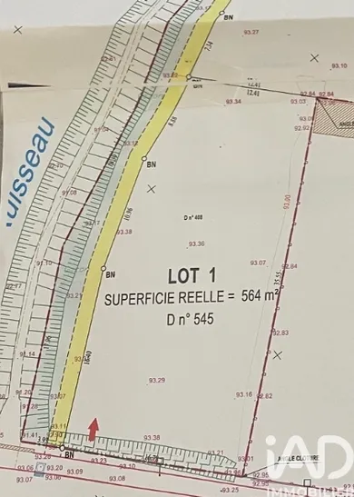 Building plot in Sorigny (37250)