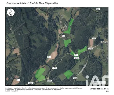 Terrain agricole  à Nedde (87120)