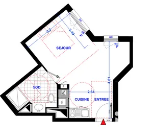 Appartement à Les Lilas (93260)