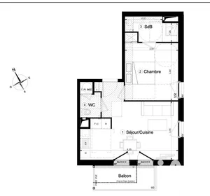 Apartment in Roissy-en-Brie (77680)